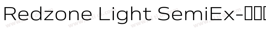 Redzone Light SemiEx字体转换